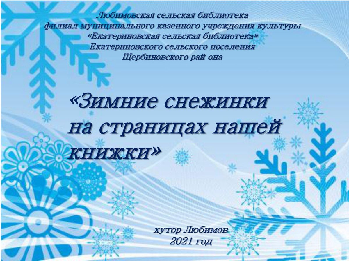 Литературный час Зимние снежинки на страницах нашей книжки_page-0001